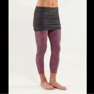 Lululemon Yin to You crop skirting leggings we  are from space